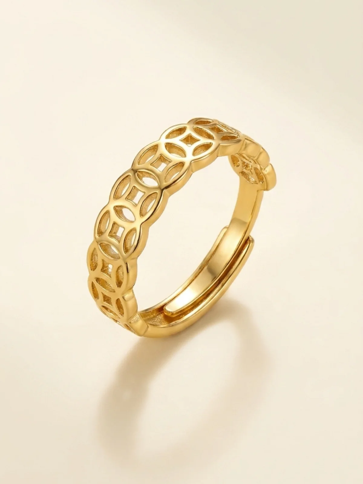 Golden Filigree Ring