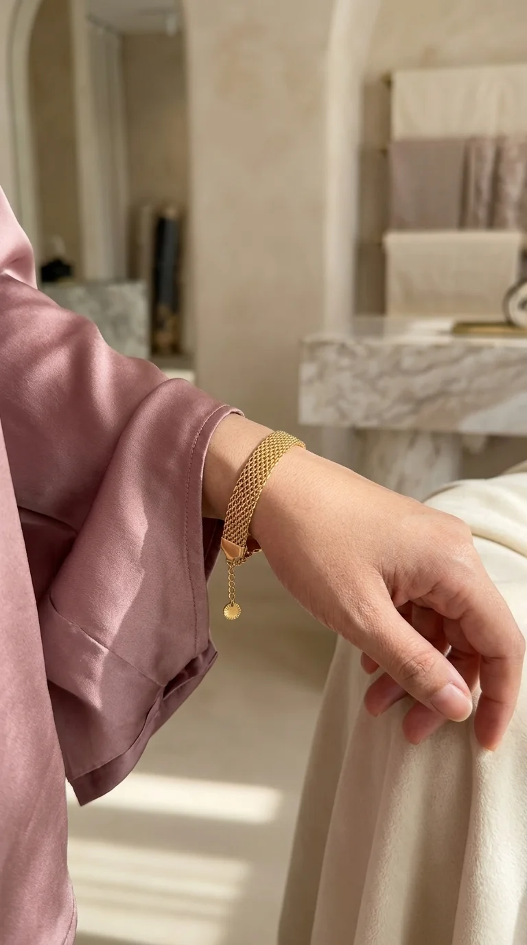 Luxe Woven Mesh Bracelet