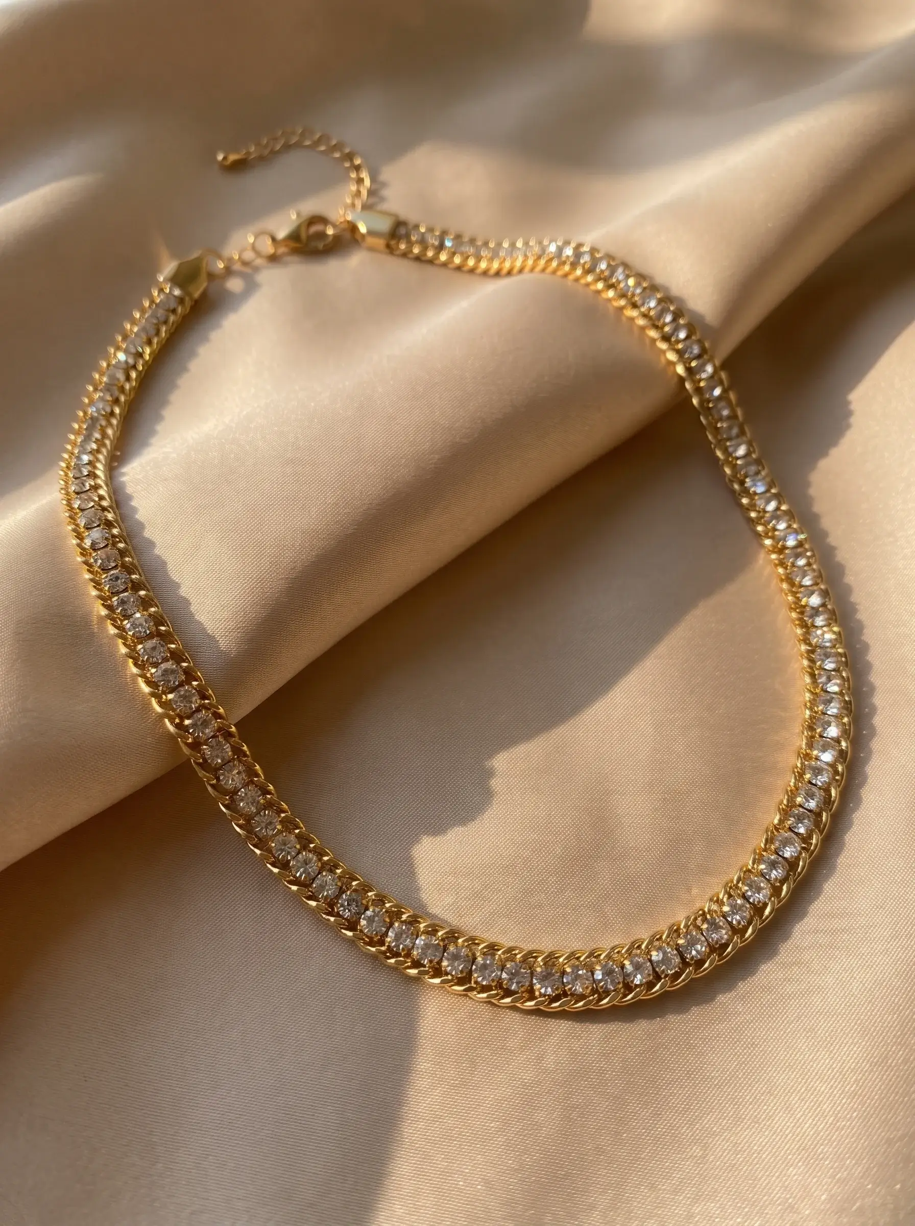 Royal Crystal Link Necklace