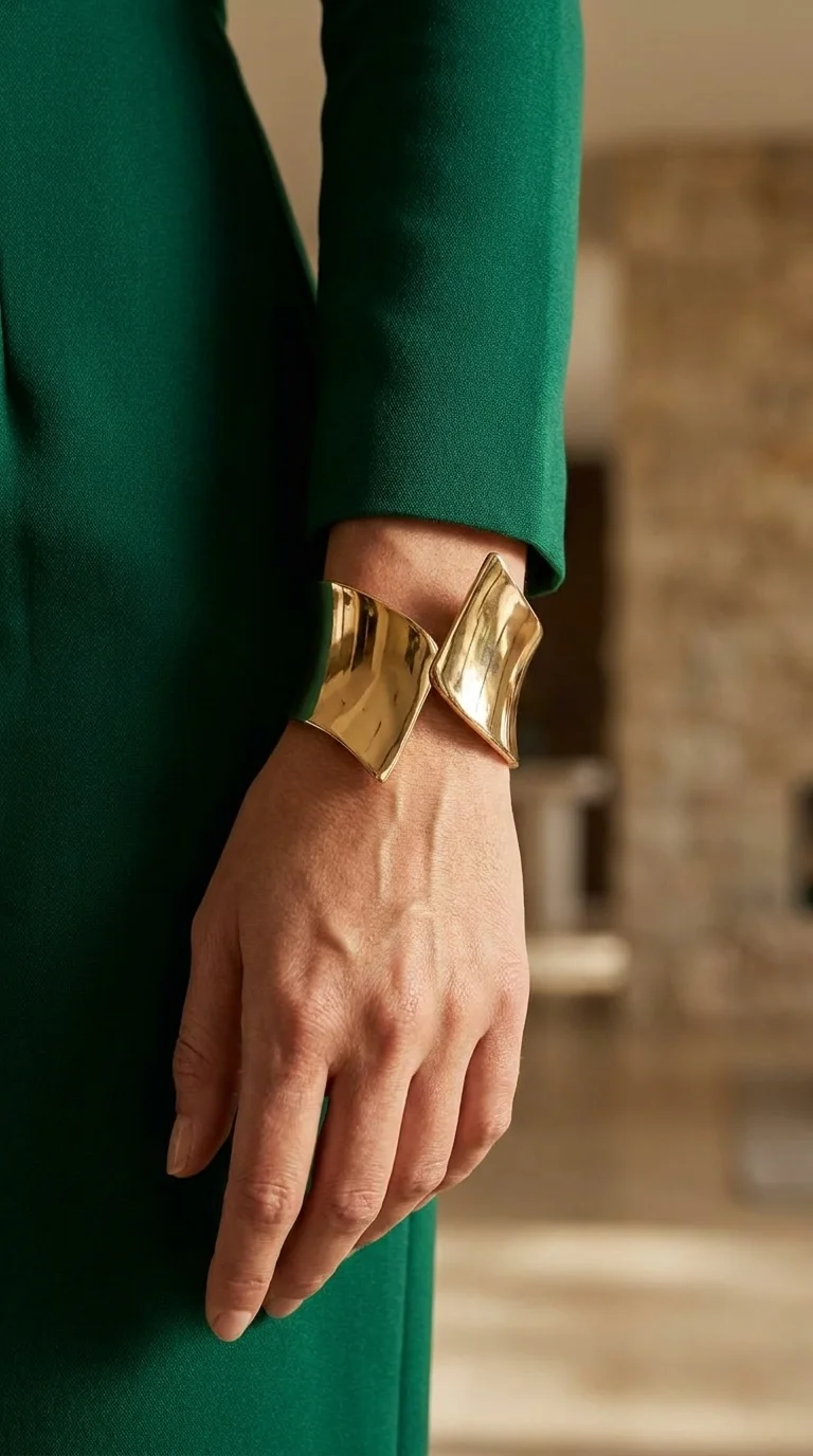 Sculpted Edge Cuff Bracelet